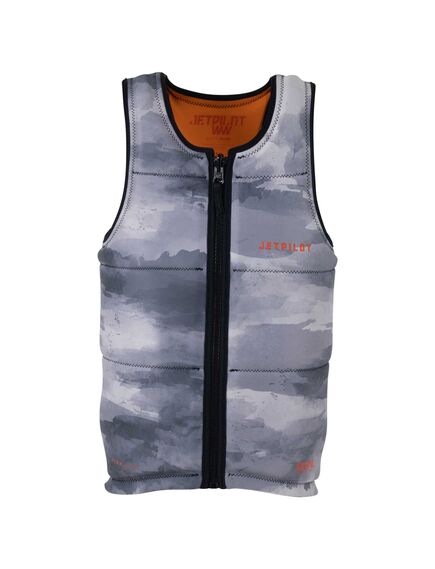 Спасательный жилет неопрен мужской Jetpilot Rival Reversible FE Neo black/orange S23, Размеры (жилеты): 14 (XL)