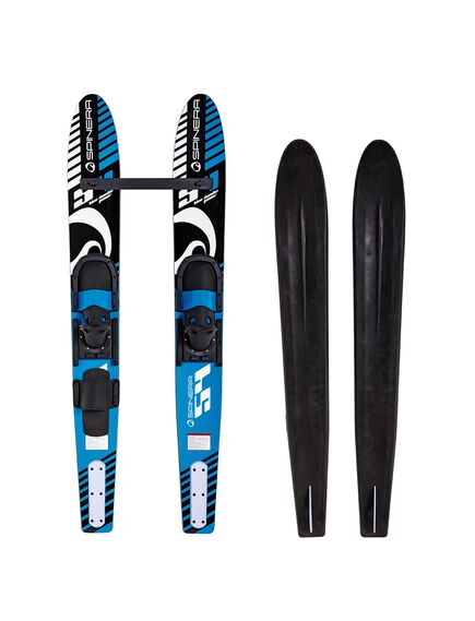Лыжи парные прогулочные детские Spinera Combo Ski Blue Danube 54''