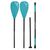 Весло для SUP-доски/каяка Spinera Sup/Kayak Deluxe 4pcs Fiberglas/Reinforced Nylon Teal S24