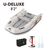 Лодка ПВХ с транцем под мотор Aqua Marina DELUXE U-TYPE Yacht Tender 2.5m with DWF Air Deck