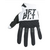 Перчатки для водных видов спорта Jetpilot RACE RX GLOVE WHITE/BLACK