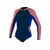 Гидрокостюм женский короткий длинный рукав O'NEILL WMS SUPERLITE L/S BOOTY SPRING SLATE/TAHITNBLU/CORAL (DM6)