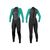 Гидрокостюм женский длинный O'Neill WMS REACTOR-2 3/2 BACK ZIP FULL BLACK/LIGHT AQUA S21