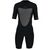 Гидрокостюм мужской короткий Jetpilot FLIGHT 2x2 BZ SS SPRINGSUIT FLATLOCK BLACK/BLACK, Размер (гидроодежда): 10 (M)