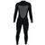 Гидрокостюм мужской длинный Jetpilot FLIGHT 3x2 BZ STEAMER FLATLOCK BLACK/BLACK, Размер (гидроодежда): 10 (M)