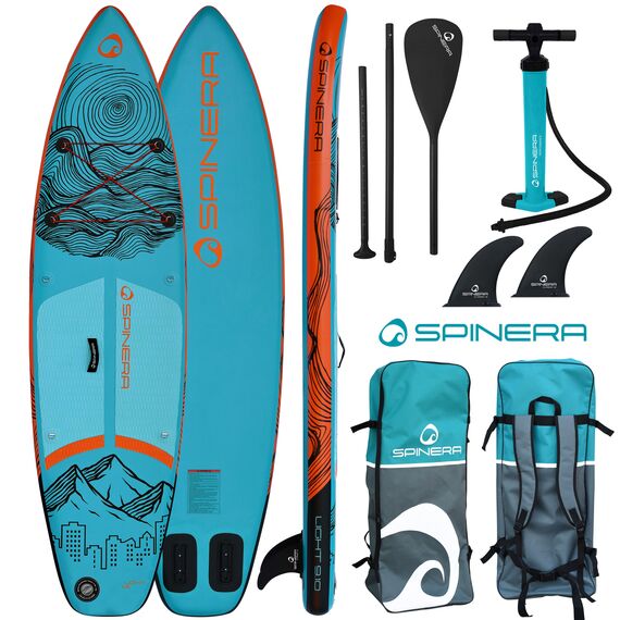 SUP-доска надувная с веслом для туризма Spinera Light 9'10" Electric Blue SL ULT S23