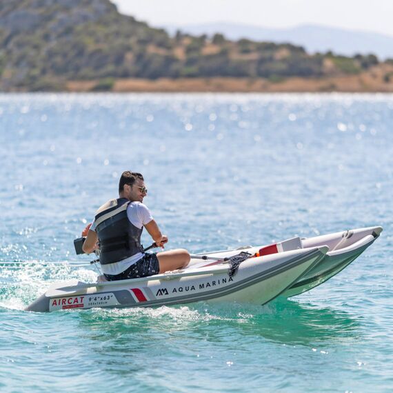 Катамаран ПВХ с транцем под мотор Aqua Marina AIRCAT-285, img 7