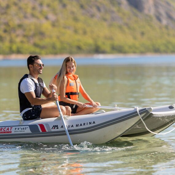 Катамаран ПВХ с транцем под мотор Aqua Marina AIRCAT-285, img 9