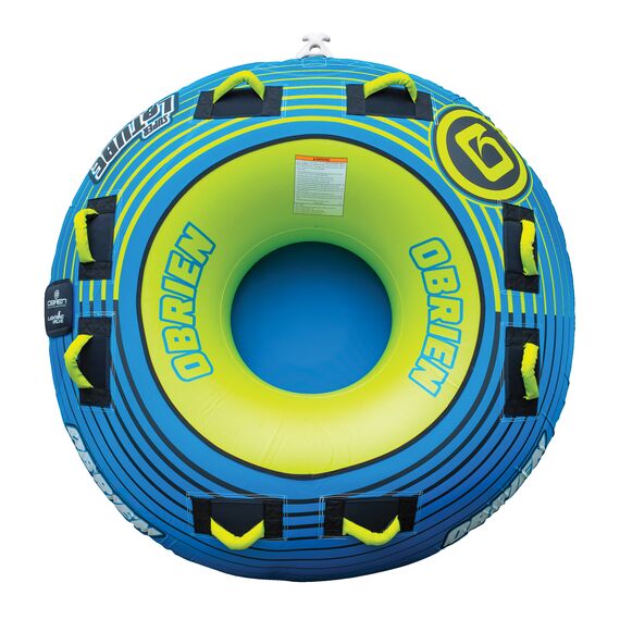 Баллон буксировочный 2-местный O'Brien SUPER LE TUBE 2 BLU/YLW
