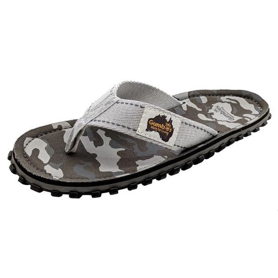 Шлепки унисекс Gumbies Flip-Flops GREY CAMOUFLAGE S20, img 2