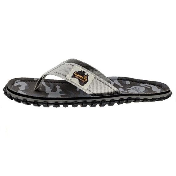 Шлепки унисекс Gumbies Flip-Flops GREY CAMOUFLAGE S20, img 3