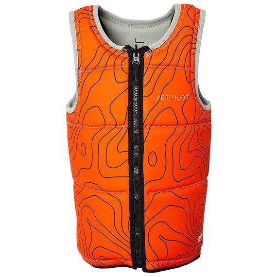 Спасательный жилет неопрен мужской Jetpilot Rival Reversible FE Neo Vest Grey/Orange S22