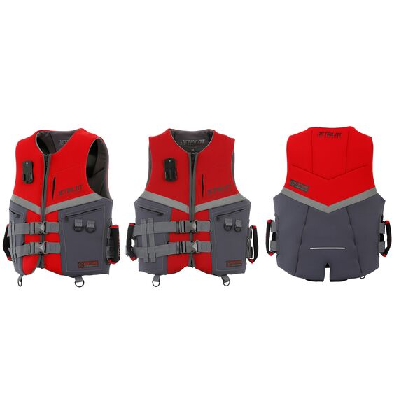 Спасательный жилет для гидроцикла неопрен мужской Jetpilot Venture Neo ISO 50N Super Grip red S23