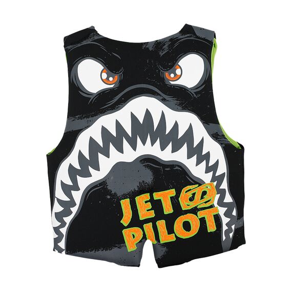 Спасательный жилет неопрен детский Jetpilot Cause Teen ISO 50N Neo black/shark S23, img 2