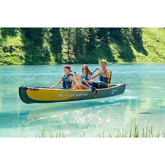 Каноэ надувное высокого давления трехместное Aqua Marina Tomahawk AIR-C 478, img 2