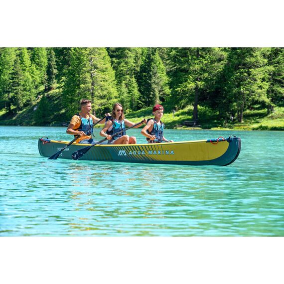 Каноэ надувное высокого давления трехместное Aqua Marina Tomahawk AIR-C 478, img 3