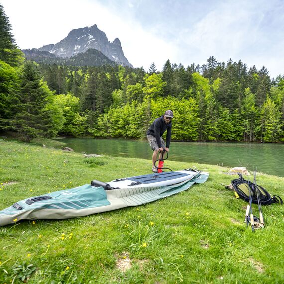 Каяк надувной одно-двухместный для рыбалки Aqua Marina Caliber-398, img 17