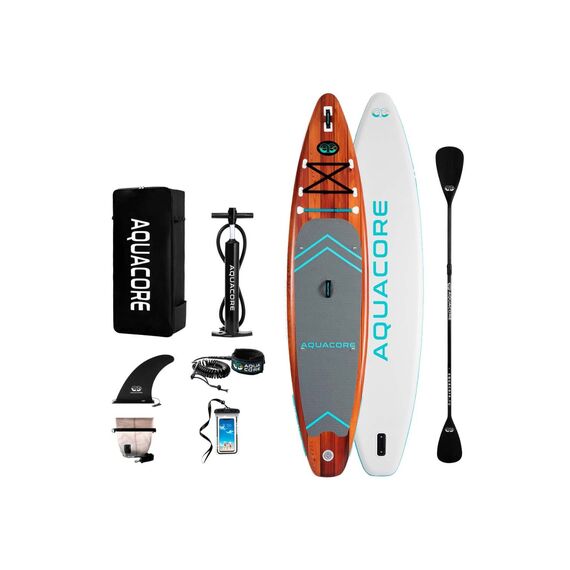 SUP-доска надувная с веслом Aquacore Regata 350