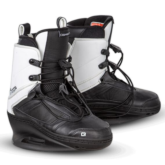 Крепления для вейкборда детские O'Brien NOMAD JR BLK/WHT S21S