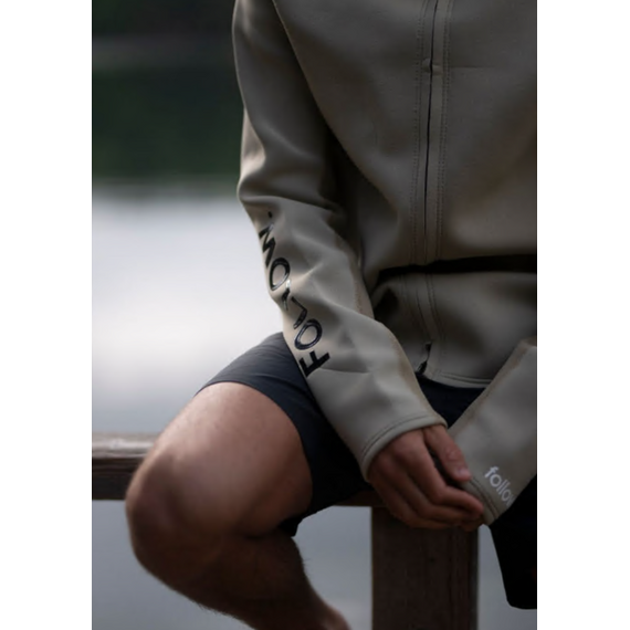Гидрокуртка мужская с капюшоном Follow Company Neo Jacket Khaki, img 4