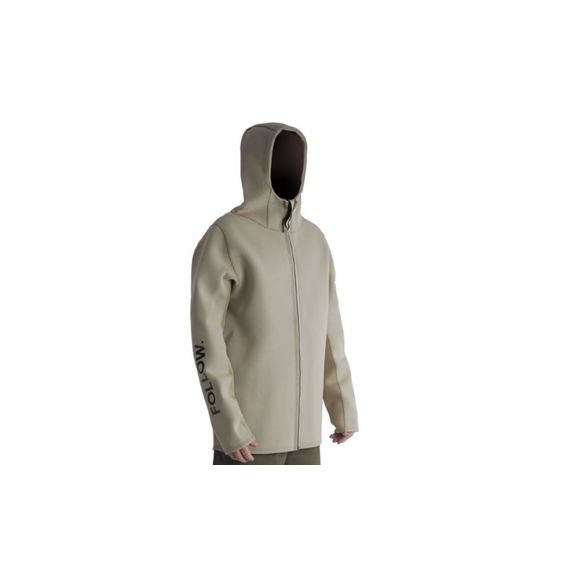 Гидрокуртка мужская с капюшоном Follow Company Neo Jacket Khaki