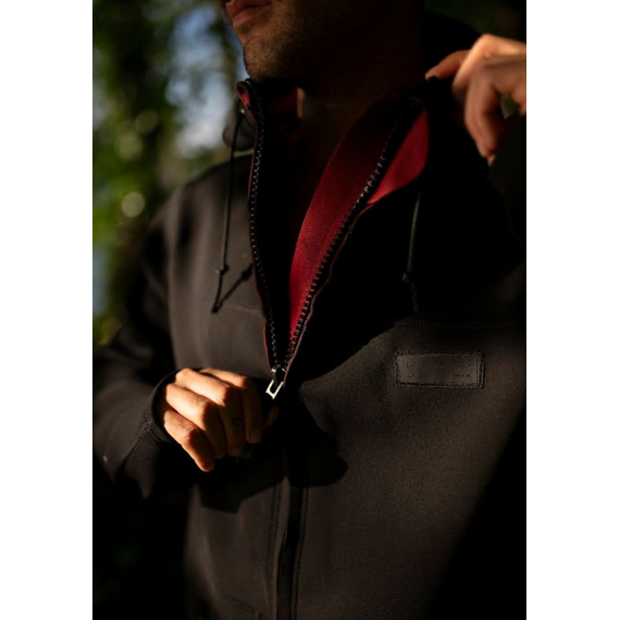 Гидрокуртка мужская с капюшоном Follow P1 Control Neo Jacket Black, img 3