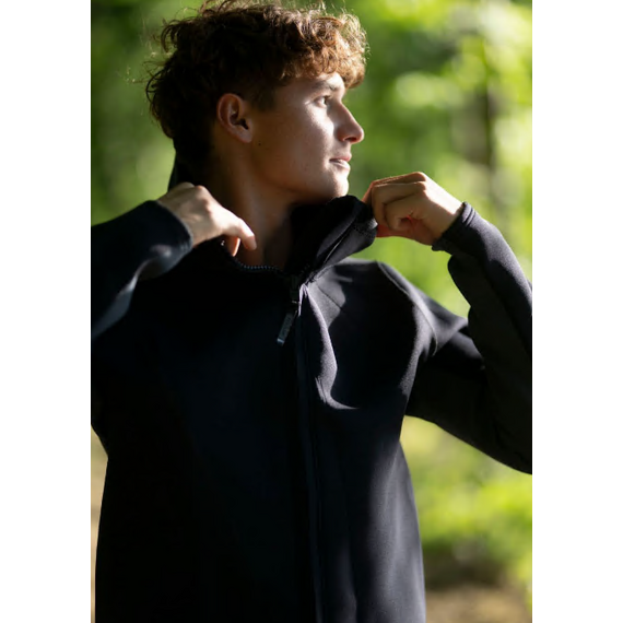 Гидрокуртка мужская с капюшоном Follow Company Neo Jacket Black, Размер (гидроодежда): 10 (M), img 2
