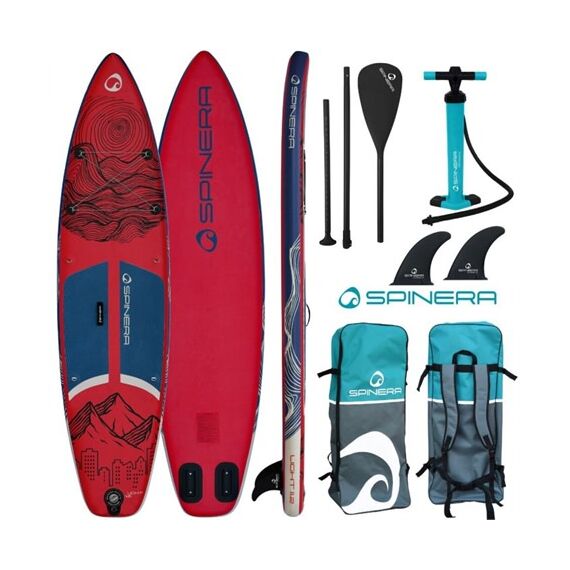 SUP-доска надувная с веслом Spinera Light 11'2 Bordeaux Red ULT S22