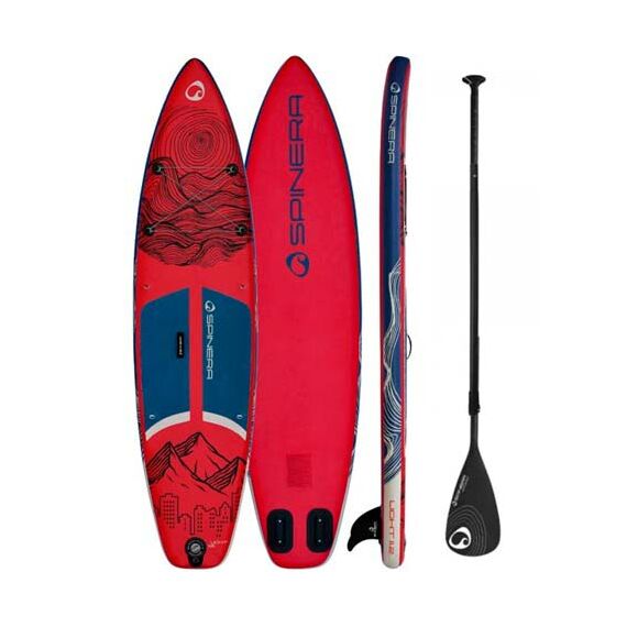 SUP-доска надувная с веслом Spinera Light 11'2 Bordeaux Red ULT S22, img 2