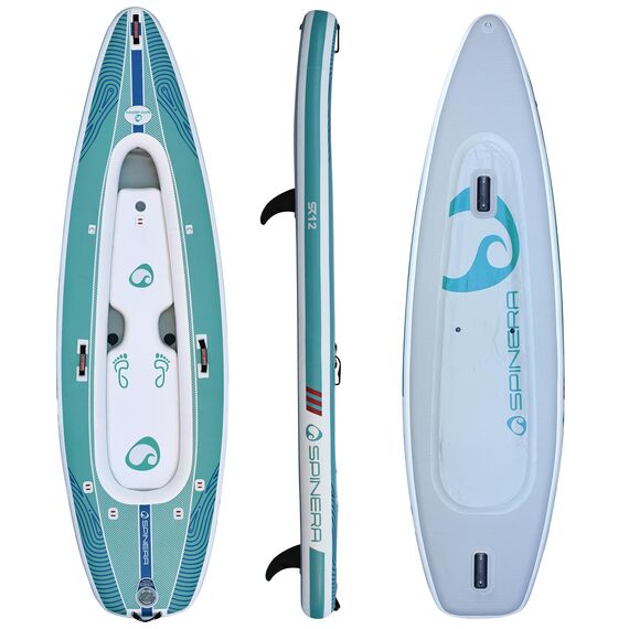 Каяк/SUP-доска надувная 2-местная Spinera SK 12'0" Teal/Grey/White DLT/HDDS