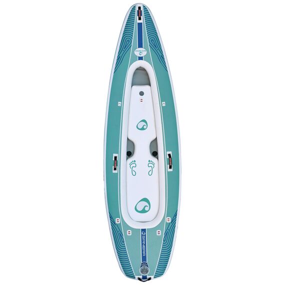 Каяк/SUP-доска надувная 2-местная Spinera SK 12'0" Teal/Grey/White DLT/HDDS, img 3