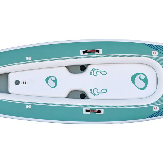Каяк/SUP-доска надувная 2-местная Spinera SK 12'0" Teal/Grey/White DLT/HDDS, img 8