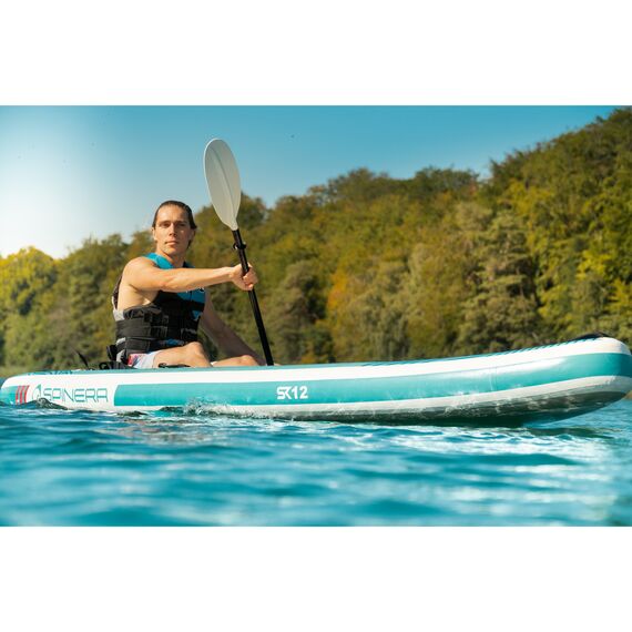 Каяк/SUP-доска надувная 2-местная Spinera SK 12'0" Teal/Grey/White DLT/HDDS, img 12