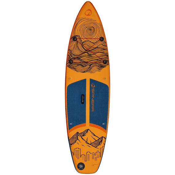 SUP-доска надувная с веслом для туризма Spinera Light 10'6" Strong Orange SL ULT S23, img 2