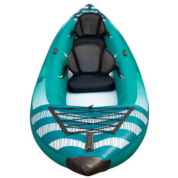 Каяк надувнной 2-местый для туризма Spinera Hybris 410 Teal/Grey/White PVC/HDDS S23, img 6