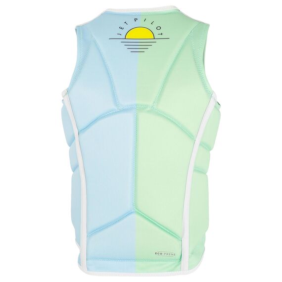 Спасательный жилет неопрен женский Jetpilot Pacer X1 Ladies Neo Vest mintblue S24, Размеры (жилеты): 8 (S), img 2