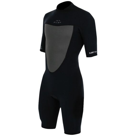 Гидрокостюм детский короткий Jetpilot Flight Youth 2/2mm Springsuit black S23, Размер (гидроодежда): Дет 6 (S)