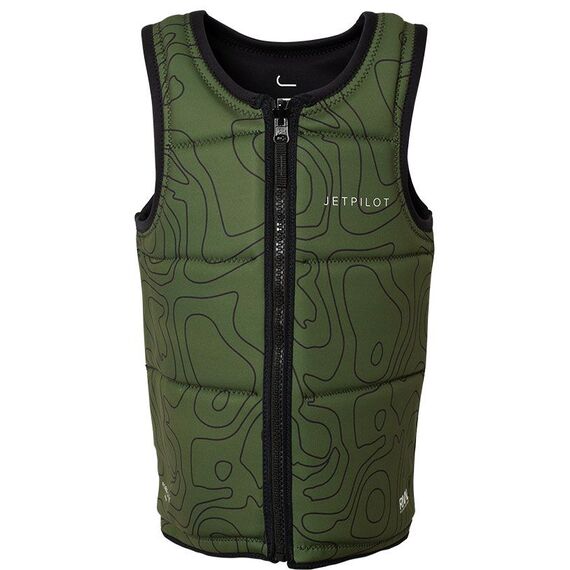Спасательный жилет неопрен мужской Jetpilot Rival Reversible FE Neo Vest Black/Military S22