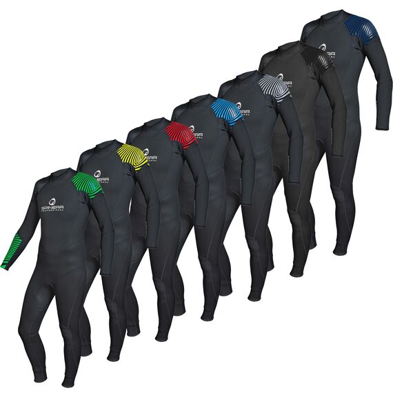 Гидрокостюм длинный прокатный Spinera Professional Rental Fullsuit 5/4/3 mm GBS Black