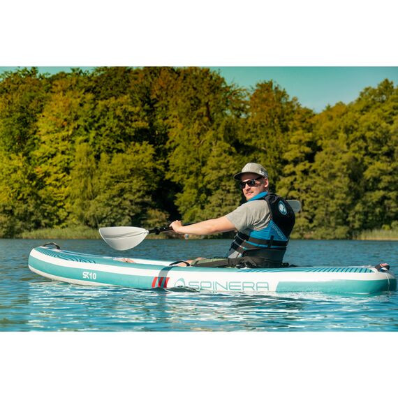 Каяк/SUP-доска надувная 1-местная Spinera SK 10'0" Teal/Grey/White DLT/HDDS S23, img 14