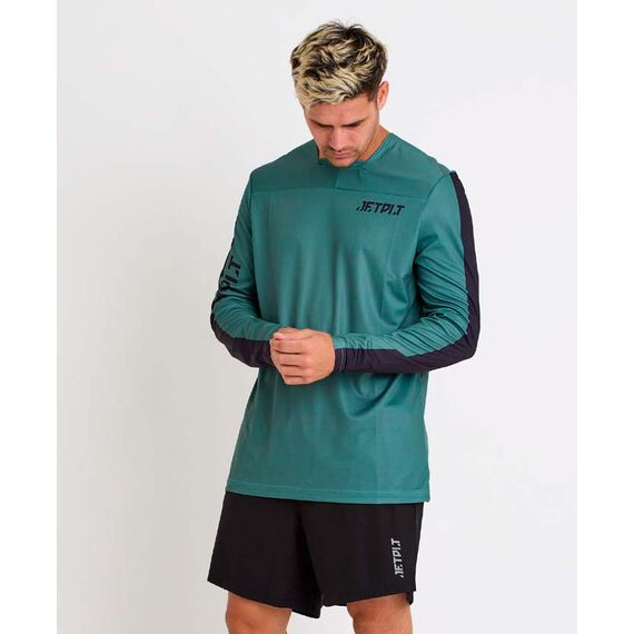 Гидромайка мужская длинный рукав Jetpilot JTPLT UV LS JERSEY SAGE