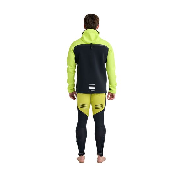 Гидрокуртка мужская с капюшоном Jetpilot VAULT TOUR COAT Black/Yellow, img 2