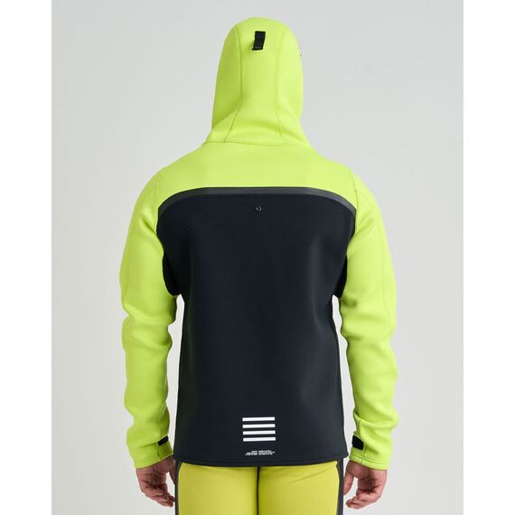 Гидрокуртка мужская с капюшоном Jetpilot VAULT TOUR COAT Black/Yellow, img 6