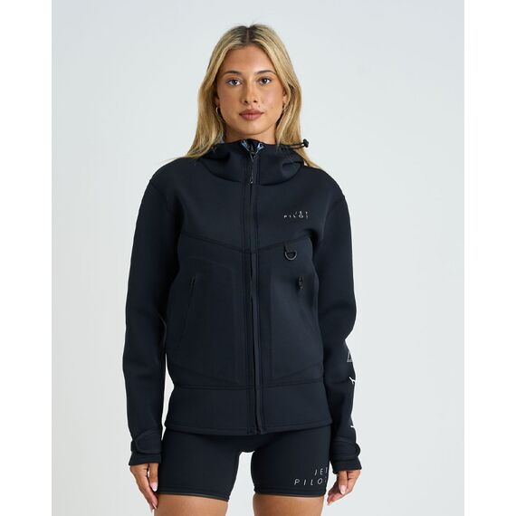 Гидрокуртка женская с капюшоном Jetpilot CORP 2MM LADIES TOUR COAT Black, img 2