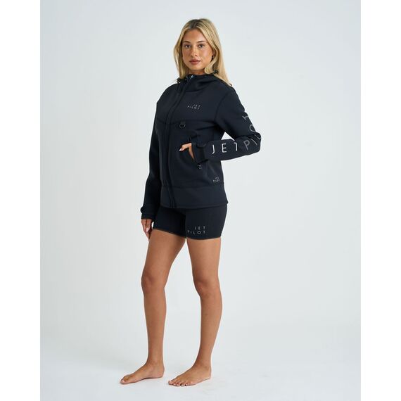 Гидрокуртка женская с капюшоном Jetpilot CORP 2MM LADIES TOUR COAT Black, img 4
