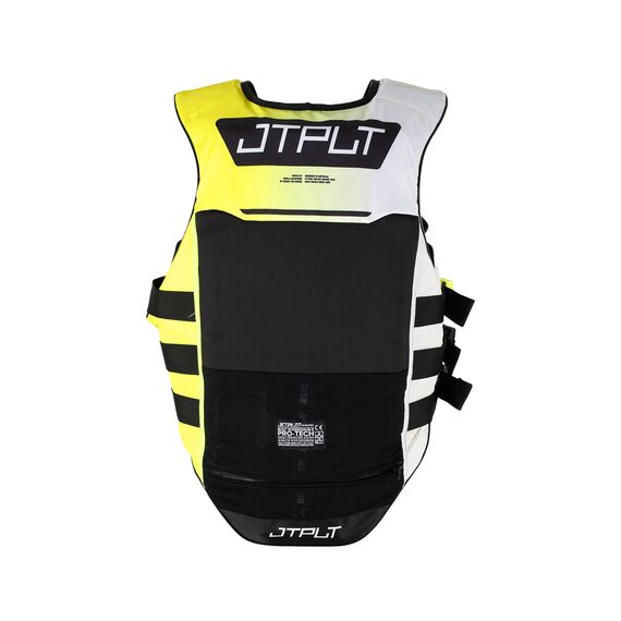 Спасательный жилет для гидроцикла неопрен мужской Jetpilot VAULT PROTECH S/E VEST Yellow, Размеры (жилеты): 8-10 (S/M), img 2