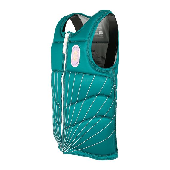 Спасательный жилет неопрен женский Jetpilot ALLURE F/E ECO VEST Green, Размеры (жилеты): 10 (M), img 3