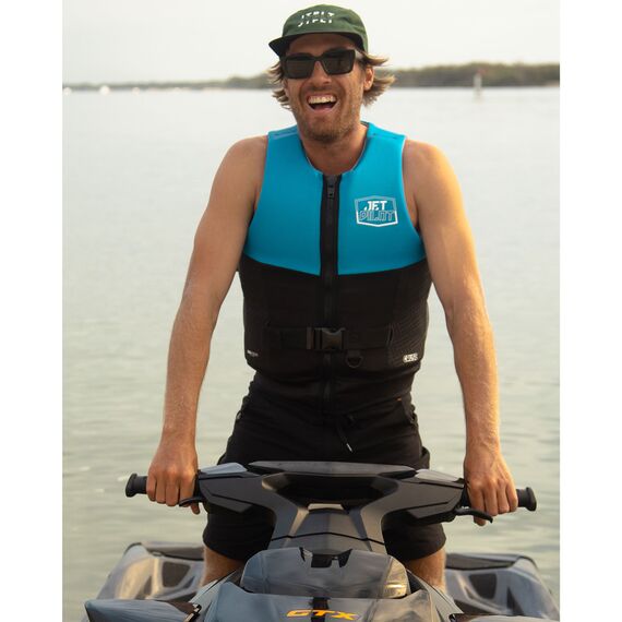 Спасательный жилет для гидроцикла неопрен мужской Jetpilot CAUSE MENS S-GRIP F/E ECO VEST Blue, img 3