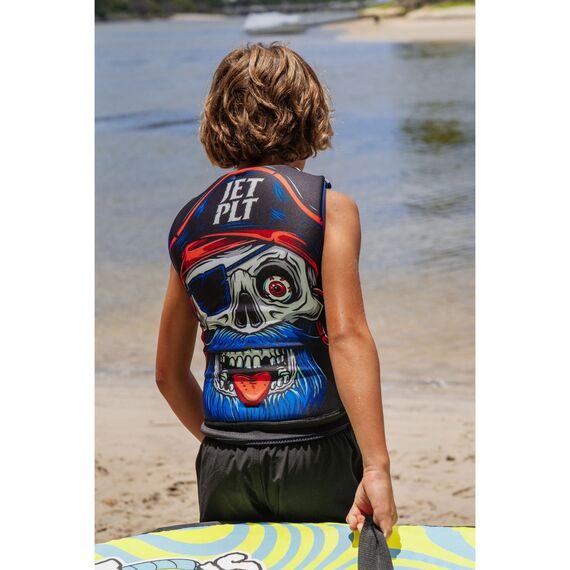 Спасательный жилет для гидроцикла неопрен детский Jetpilot BOYS CAUSE ECO VEST BLACK, img 3