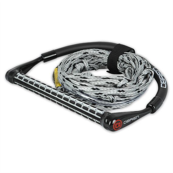 Фал с рукояткой для вейкбординга O'Brien ROPE WAKE COMBO 4 SECTION POLY-E BLACK